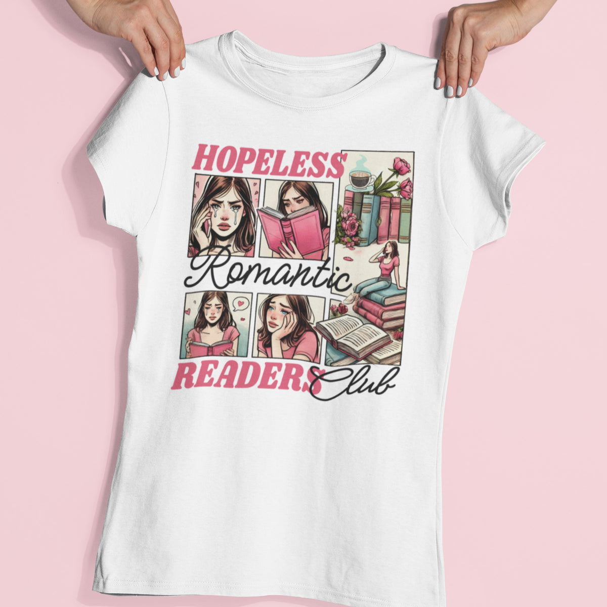 Hopeless Romantic Readers Club Unisex T-Shirt