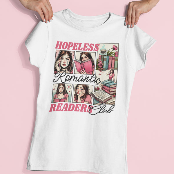 Hopeless Romantic Readers Club Unisex T-Shirt