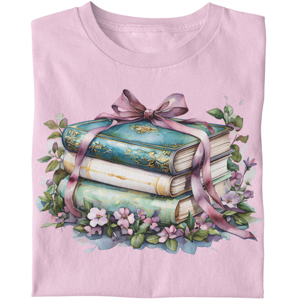 Pretty Pastel Bookstack Unisex T-Shirt