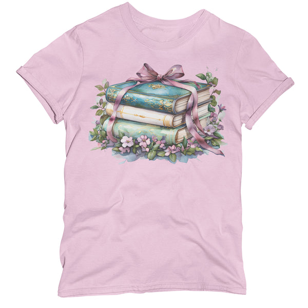 Pretty Pastel Bookstack Unisex T-Shirt