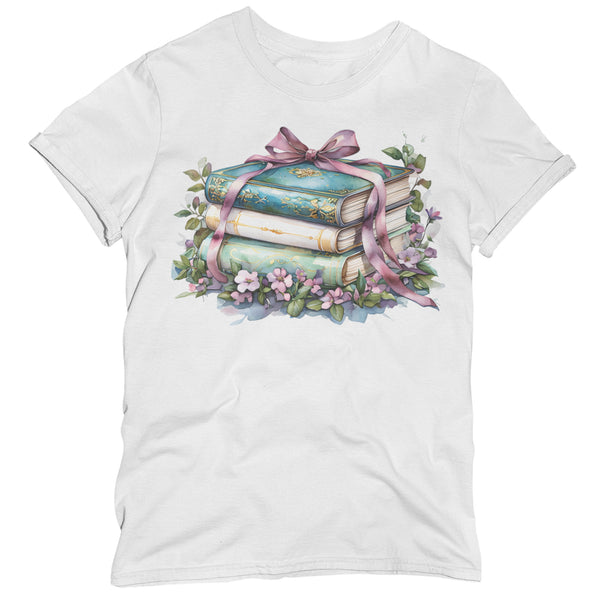 Pretty Pastel Bookstack Unisex T-Shirt