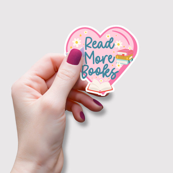 Read More Books Vinyl Sticker