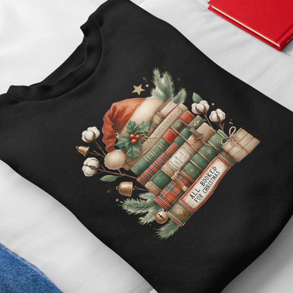 All Booked For Christmas Unisex Sweatshirt
