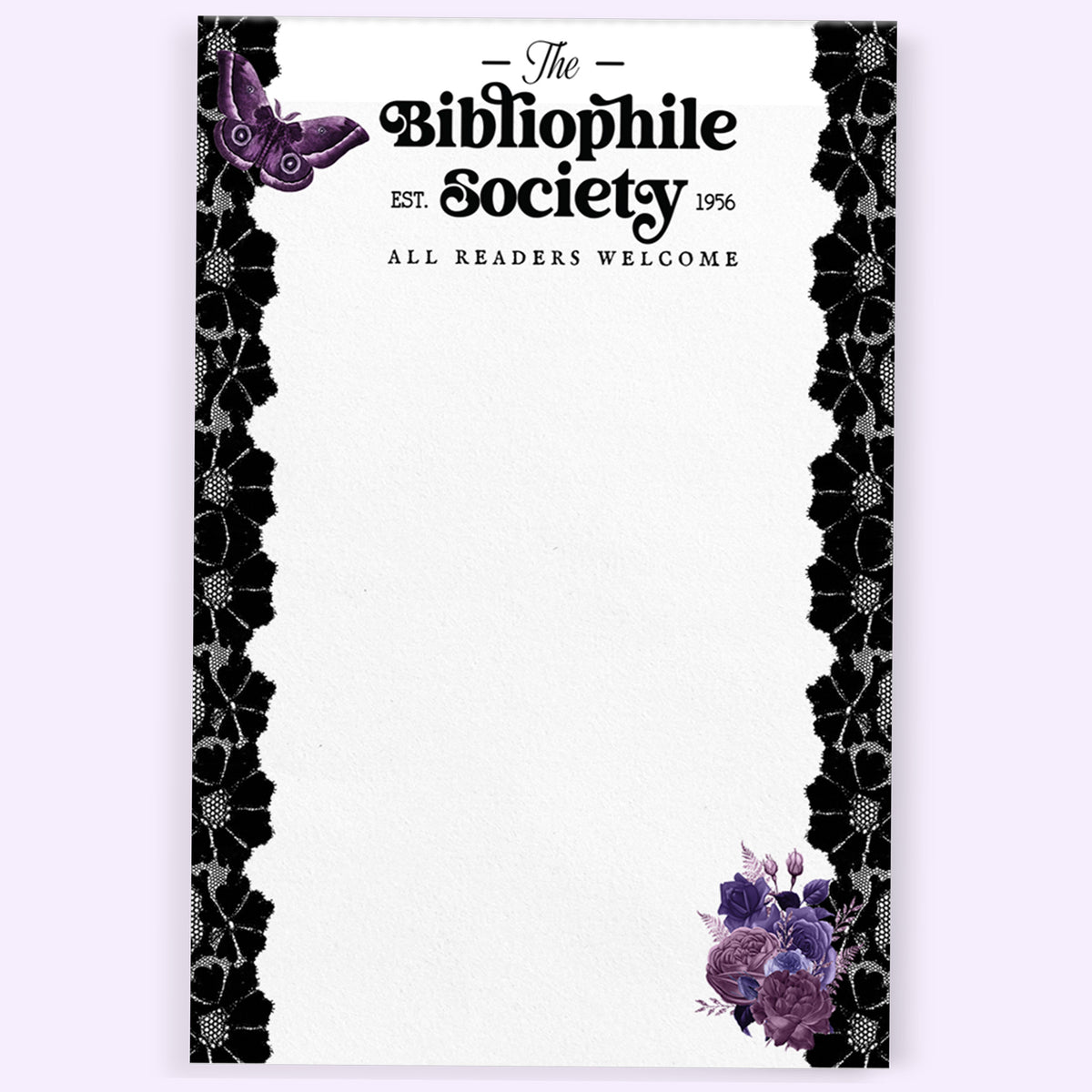 Bibliophile Society Notepad