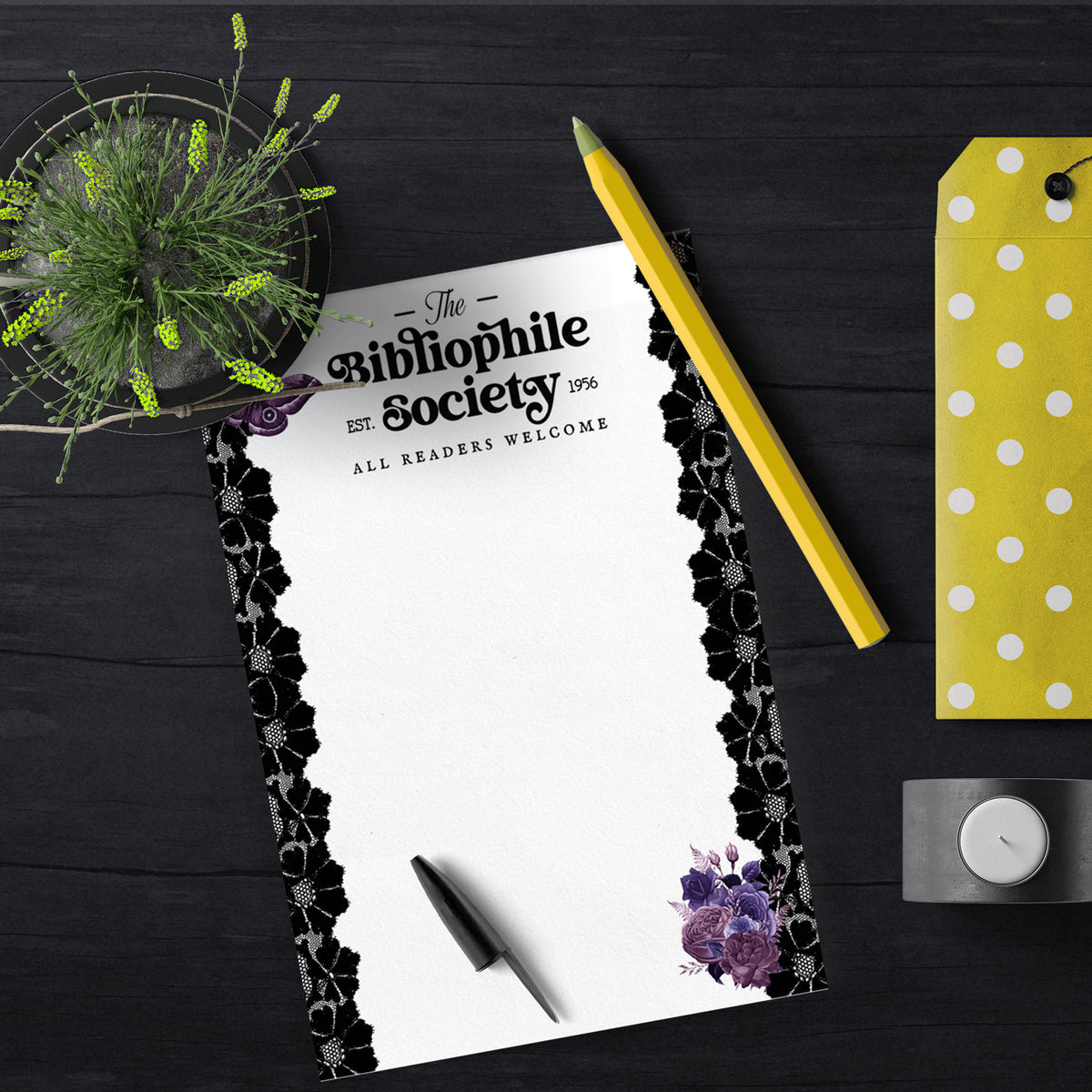 Bibliophile Society Notepad