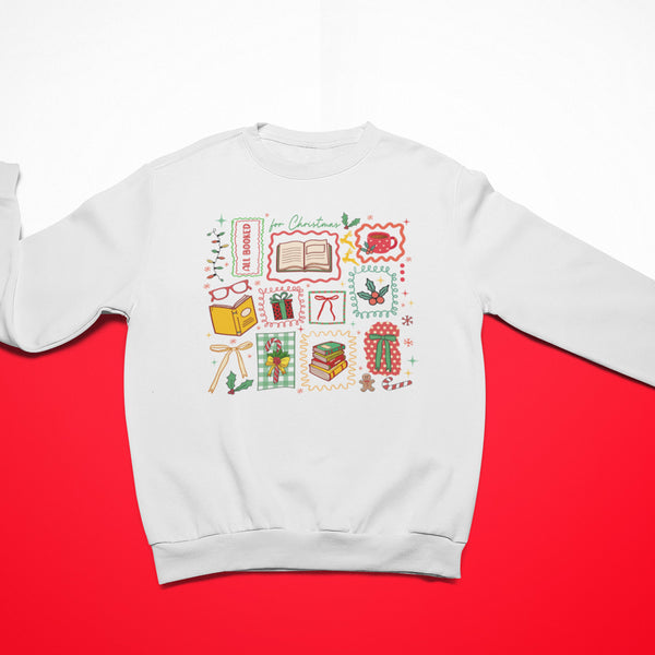 Boho All Booked For Christmas Unisex Sweatshirt