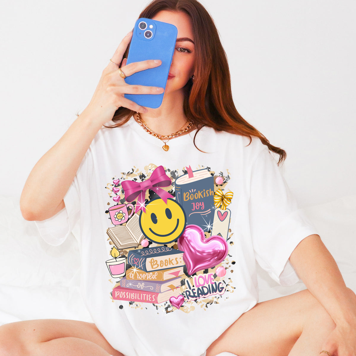 Book Lovers Collage Unisex T-Shirt