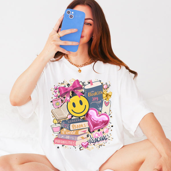 Book Lovers Collage Unisex T-Shirt