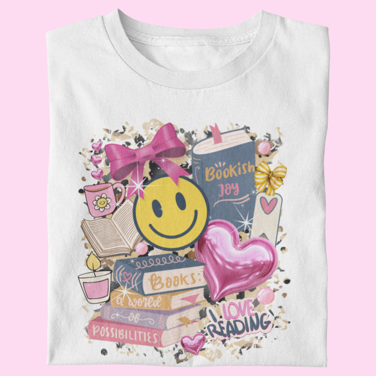 Book Lovers Collage Unisex T-Shirt