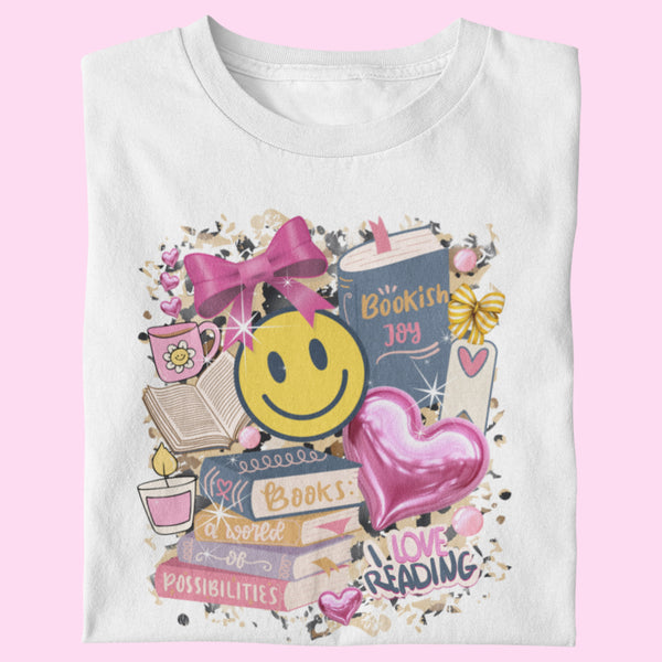 Book Lovers Collage Unisex T-Shirt