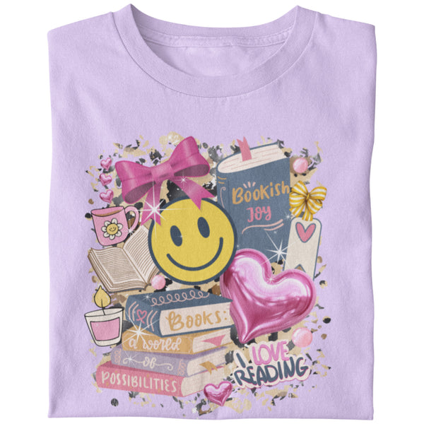 Book Lovers Collage Unisex T-Shirt