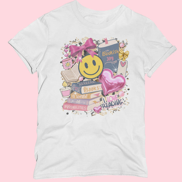 Book Lovers Collage Unisex T-Shirt