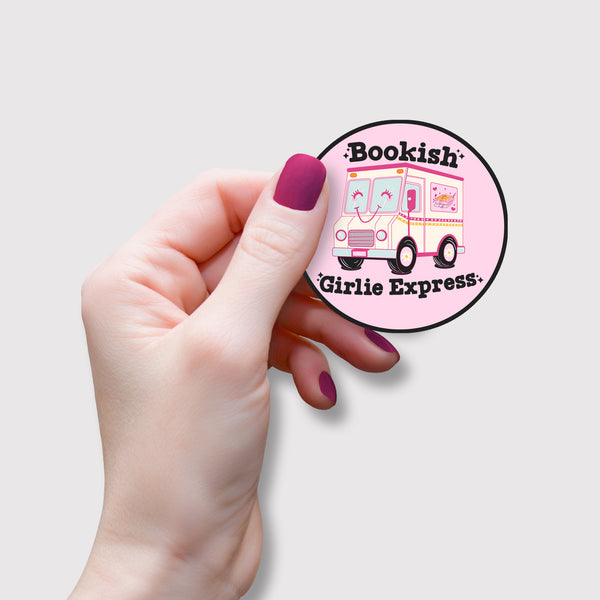 Bookish Girlie Express Vinyl Sticker