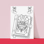 Bookish Coloring Poster Kit 11"x17" - Book Lover