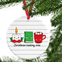 Christmas Reading Crew Ceramic Ornament