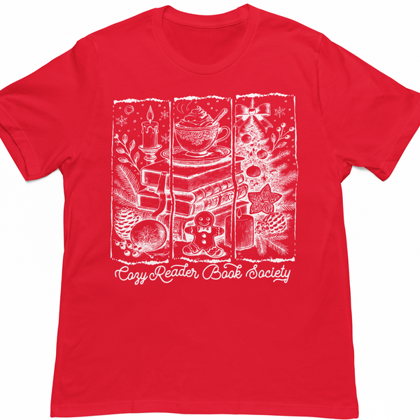 Cozy Reader Book Society Unisex T-Shirt