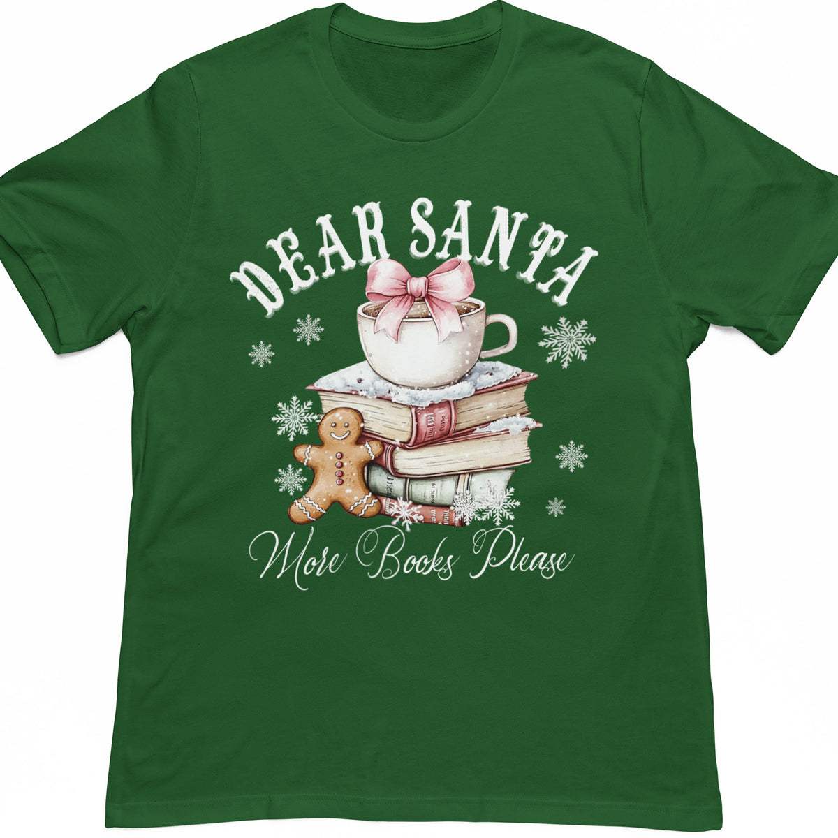 Dear Santa More Books Please Unisex T-Shirt