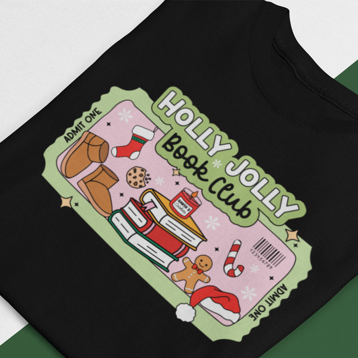 Holly Jolly Book Club Unisex T-Shirt