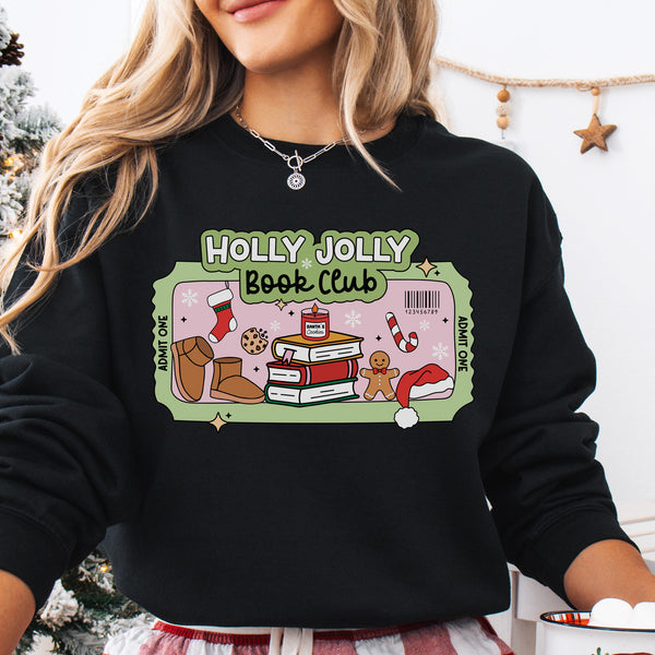 Holly Jolly Book Club Unisex Sweatshirt