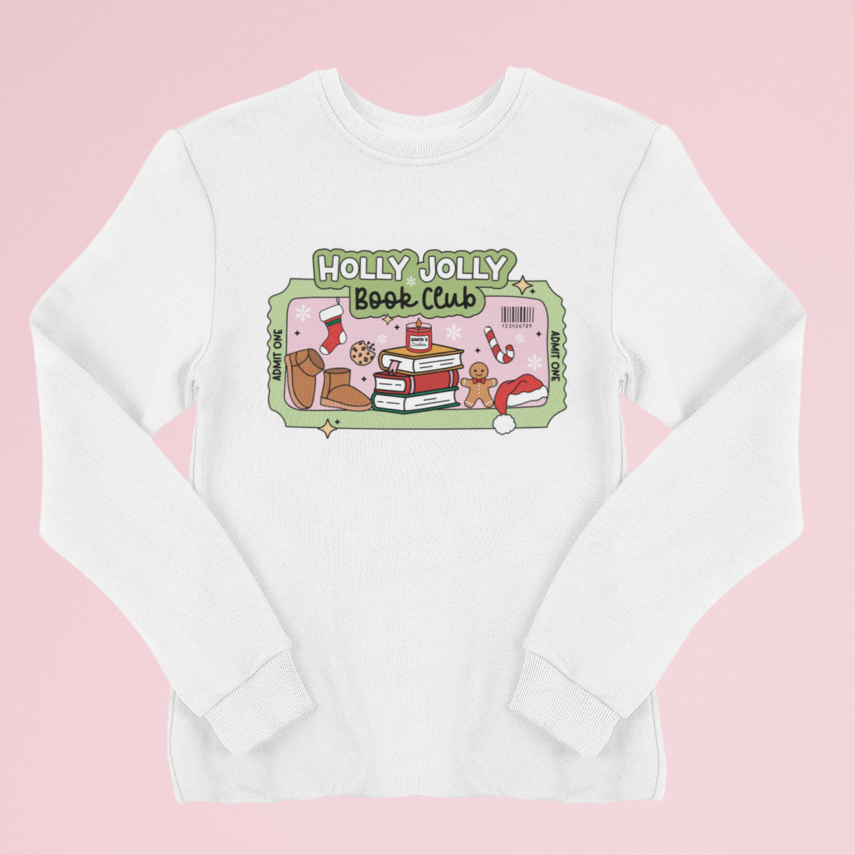 Holly Jolly Book Club Unisex Sweatshirt