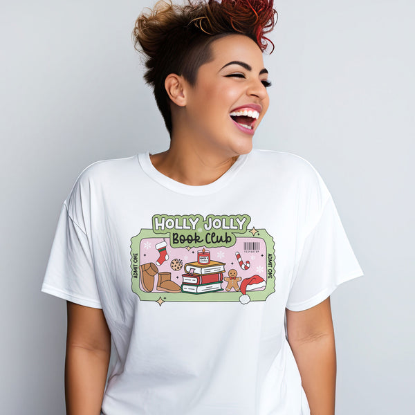 Holly Jolly Book Club Unisex T-Shirt
