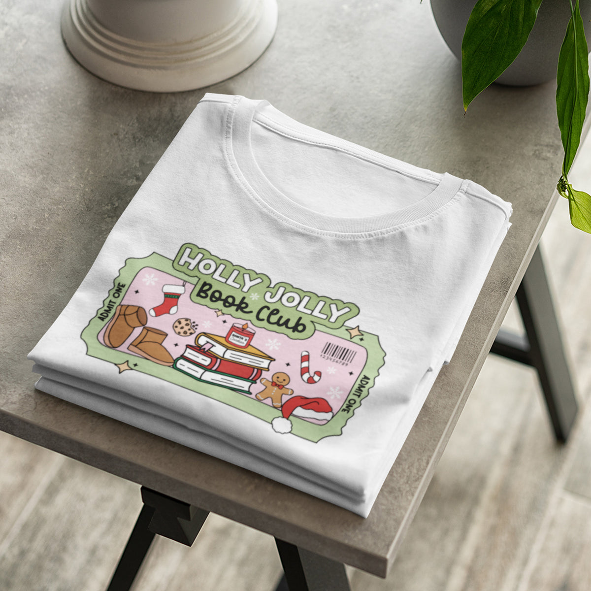 Holly Jolly Book Club Unisex T-Shirt