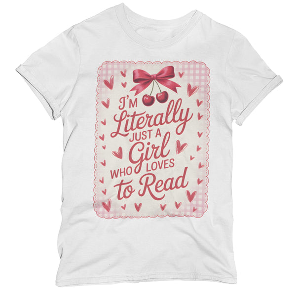 Just A Girl Who Loves To Read Unisex T-Shirt