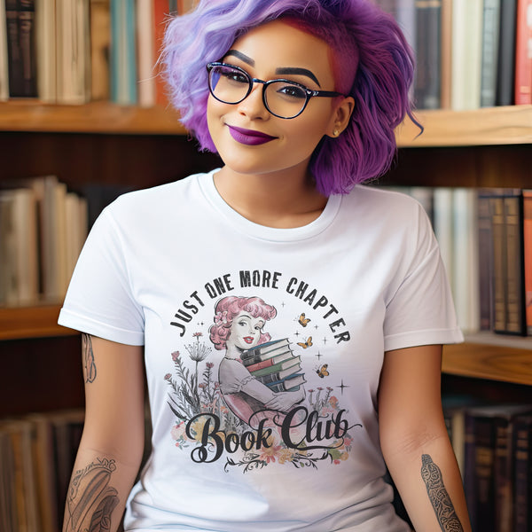 Just One More Chapter Book Club Unisex T-Shirt