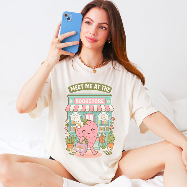 Meet Me At The Bookstore Unisex T-Shirt