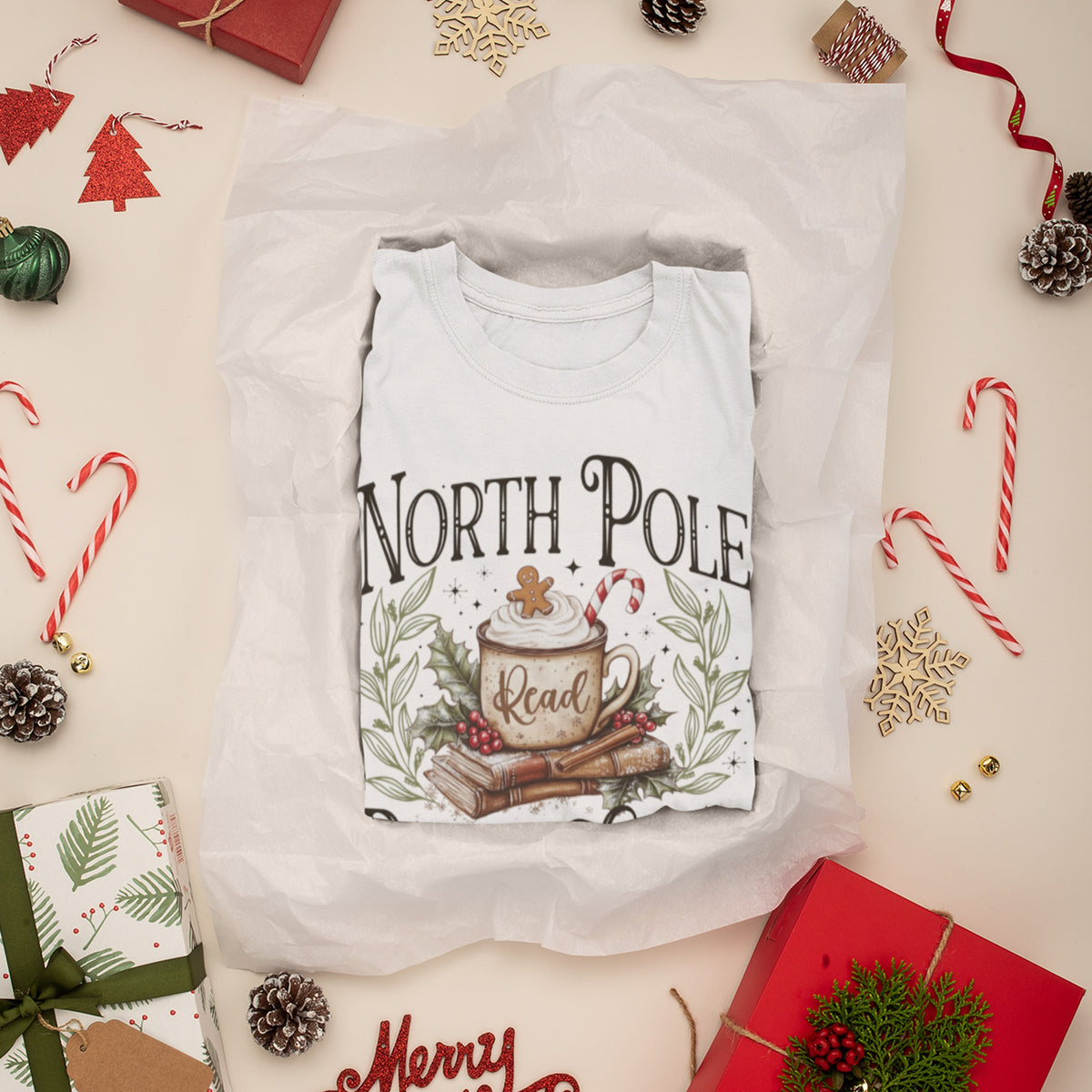 North Pole Book Club Unisex T-Shirt