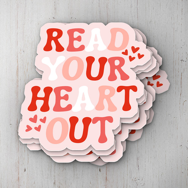 Read Your Heart Out Vinyl Sticker