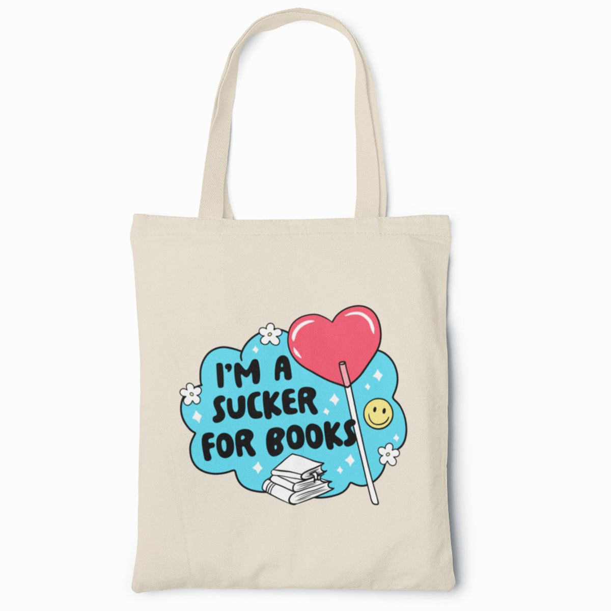 Sucker For Books Tote Bag