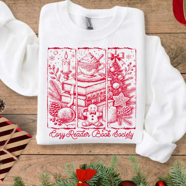 Cozy Reader Book Society Unisex Sweatshirt