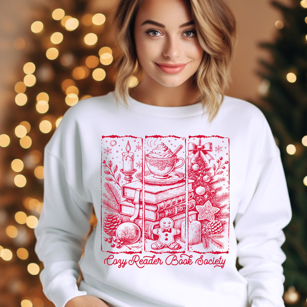 Cozy Reader Book Society Unisex Sweatshirt