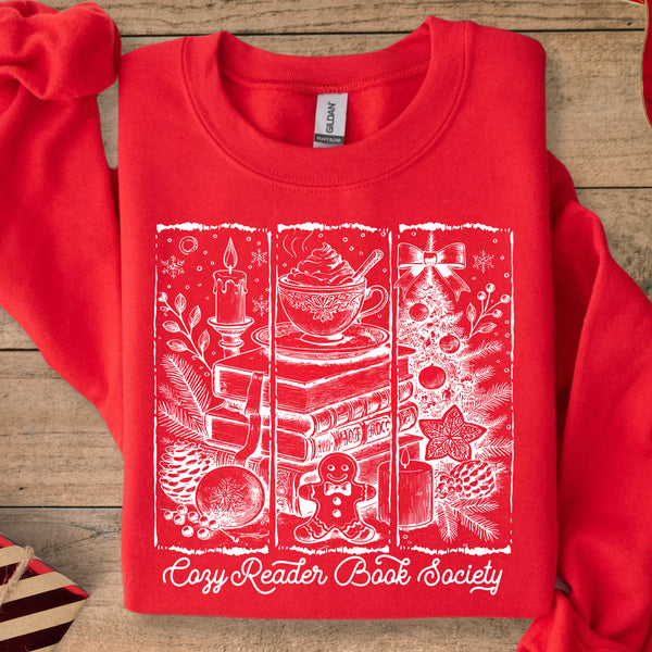 Cozy Reader Book Society Unisex Sweatshirt