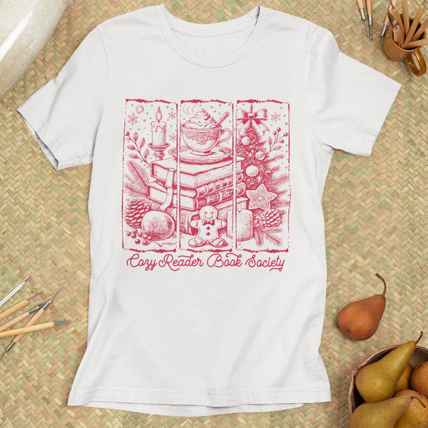 Cozy Reader Book Society Unisex T-Shirt