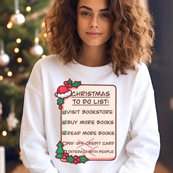 Christmas To Do List Sweatshirt