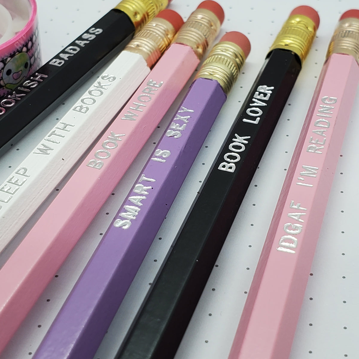 Bookish Badass Pencil Set