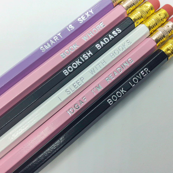 Bookish Badass Pencil Set