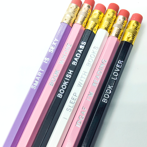 Bookish Badass Pencil Set