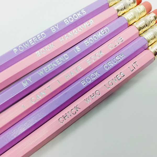 Book Lover Pencil Set