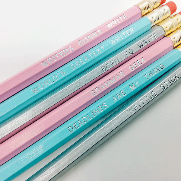 Writers Gonna Write Pencil Set